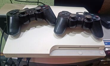 PS3 (Sony PlayStation 3): PS3 Slim, прошитая, память: 300 гб, можно устанавливать игры. Звонить