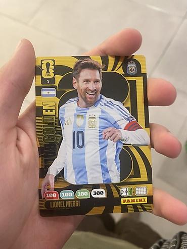 messi: Panini rəsmi futbol kolleksiya kartı – Lionel Messi, Argentina — 1