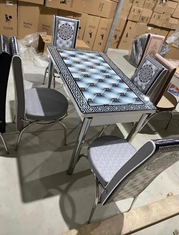 Masa və oturacaq dəstləri: Mətbəx üçün, Yeni, Açılan, Dördbucaq masa, 4 stul -da lalafo.az — 5 Masa və oturacaq dəstləri: Mətbəx üçün, Yeni, Açılan, Dördbucaq masa, 4 stul — 5