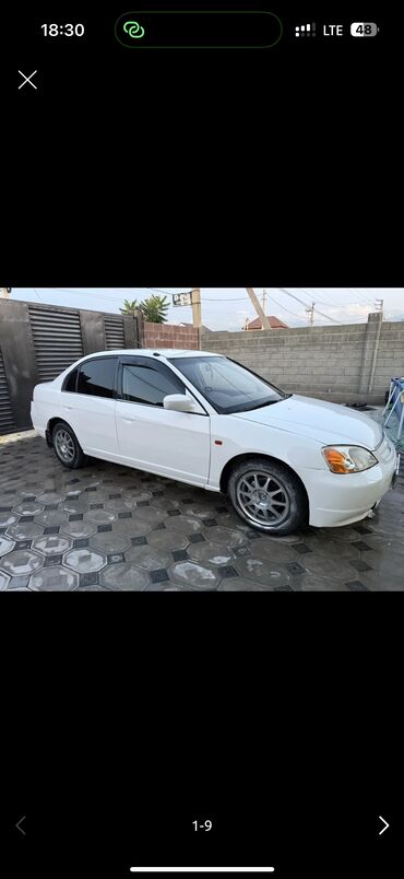 Honda: Honda Civic: 2002 г., 1.5 л, Автомат, Бензин, Седан at lalafo.kg — 1 Honda: Honda Civic: 2002 г., 1.5 л, Автомат, Бензин, Седан — 1