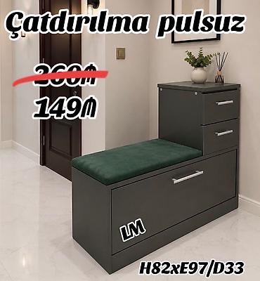 boyuk mişkalar: Dəhliz üçün funksional oturacaqlı şkaf-modul. Xüsusiyyətlər: - Rəng — 1