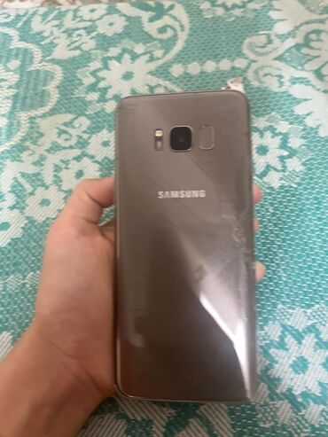 ош тилифон: Samsung Galaxy S8, Колдонулган, 64 ГБ, түсү - Боз, 2 SIM