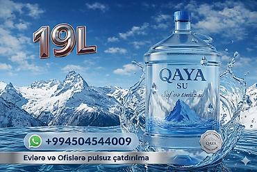Qida məhsulları: Qaya Su - 19L (litr) - PULSUZ çatdırılma! 3.50 AZN — 1