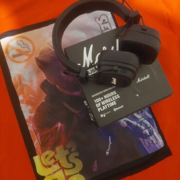 Qulaqcıqlar: Simsiz (Bluetooth) Qulaqcıqlar, Marshall, rəng - Qara — 10