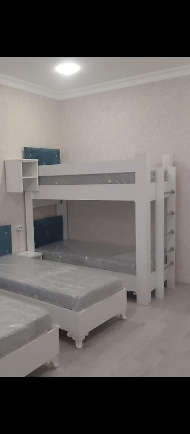 Sifarislə hazirlanan ikimərtəbə carpayi.Matras sifarislə