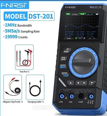 laserski metar uradi sam: FNIRSI DST-201 – 3-u-1 ručni instrument: osciloskop + digitalni — 5