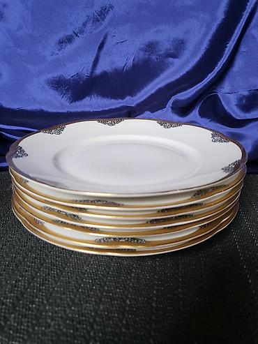 Ostali antikviteti: Tanjiri 1902g +,Kgl.Priv.Tettau.Nemacka. Nemacki deseetni tanjiri — 14