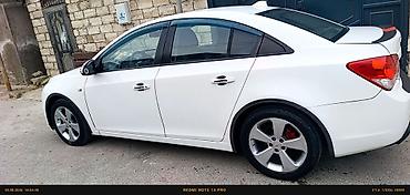 cruze 2012: Chevrolet Cruze sedan – ağ rəng, benzinlə işləyən, avtomatik ötürmə — 5