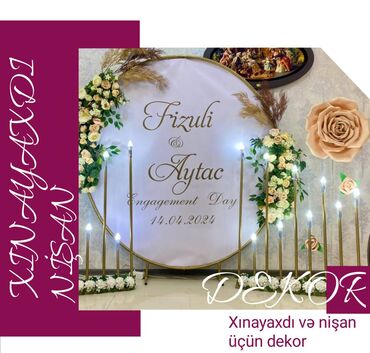 ad gunu ucun evin bezedilmesi: Toy, nişan, xınayaxdı, ad günü dekorları 📢 Evlərin, restoranların və