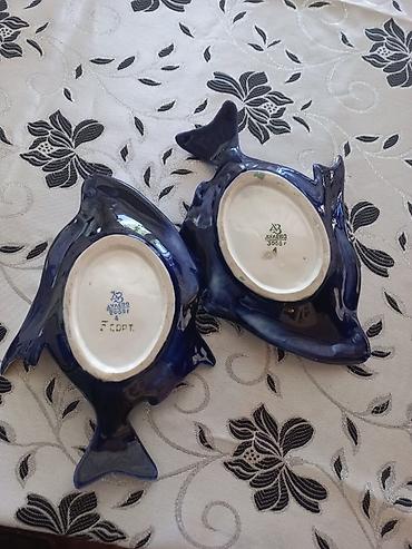 bosqab: Məhsul: Porcelain balıq formalı boşqablar (2 ədəd) Təsvir: - Dulevo — 2
