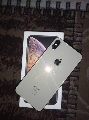 режим 9 с: IPhone Xs Max, Новый, 256 ГБ, Золотой, Коробка, Чехол, 82 %