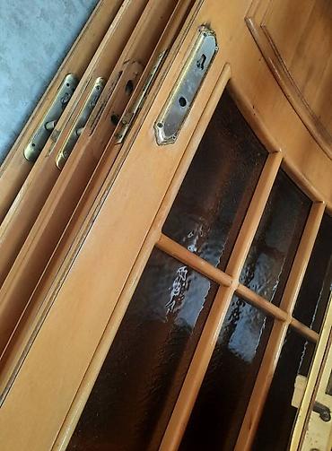 qapi taxta: Yataq otağı üçün İşlənmiş Otaq qapısı 80x215 sm Zəmanətsiz, Ödənişli quraşdırma, Ünvandan götürmə — 2