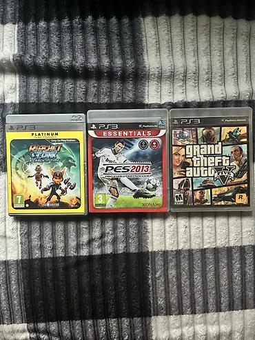 gta 4 dvd: PS3 üçün 3 ədəd orijinal Blu‑ray oyun diski seti - Ratchet & — 1