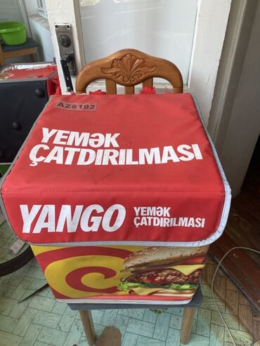 Yemək çatdırılması üçün nəzərdə tutulmuş bu termal çanta, Yango