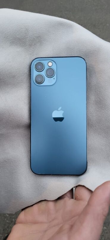 iphone 12 pro qiyməti: IPhone 12 Pro, 128 GB, Pacific Blue, Sənədlərlə, Face ID, Simsiz şarj