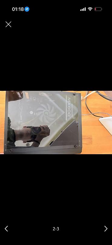 lenovo lp3 pro: Oyun kompüteri və aksesuar dəsti - Korpus: Şüşə yan paneli olan qara — 2