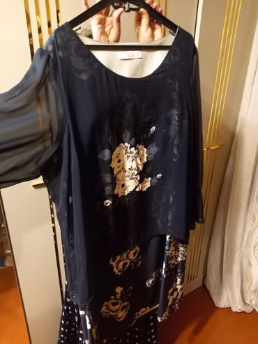 hicab az: Вечернее платье, Миди, 6XL (EU 52)