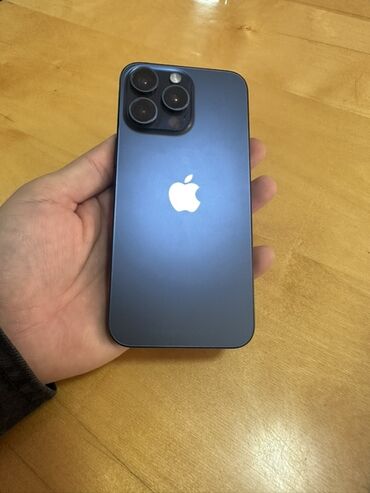 купить телефон поко м3 бу: IPhone 15 Pro Max, Б/у, 256 ГБ, Blue Titanium, 100 %