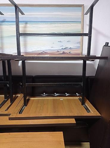 Столы и стулья для кафе: Стол и стул для кафе, Б/у — 2