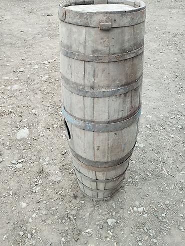ucuz samavarlar: Qədimi Nəhrə Taxta çəllək - Material: ağac lamellər, metal halqalarla — 3