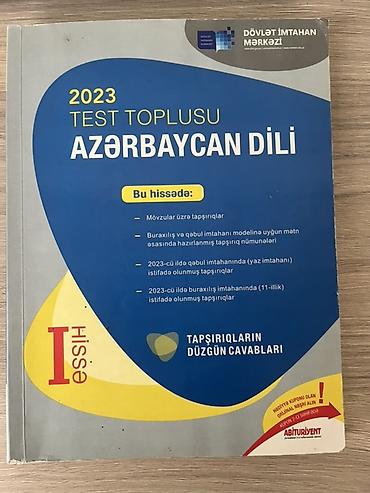 Azərbaycan dili Testlər 11-ci sinif, DİM, 1-ci hissə, 2023 il
