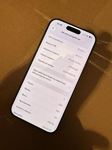 Apple iPhone: Смартфон Apple iPhone (линейка15 Pro, цвет светло‑серый/титановый) — 9