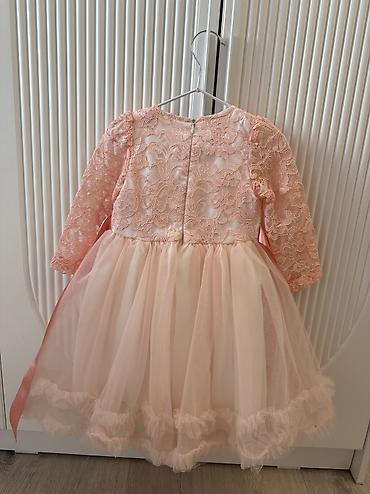 Платья: Детское платье, цвет - Розовый, Б/у — 2
