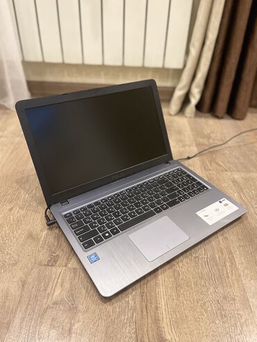 пк ош: Ноутбук, Asus, 4 ГБ ОЗУ, Intel Pentium, 15.6 ", Б/у, Для работы, учебы, память SSD