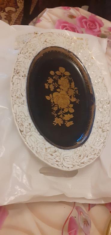 farfor qablar: Oval porselen süfrə boşqabı - Material: keyfiyyətli porselen - Forma — 1