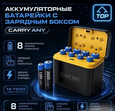 чехол аккумулятор: Аккумуляторные батарейки с зарядным боксом Carry Any Зарядный кейс с — 1