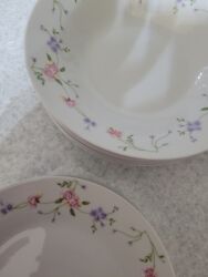 Tort və şiriniyyat qabları: Boşqablar, 12 ədədli dəst, rəng - Ağ, Keramika