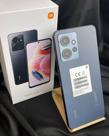 комплект материнская: Redmi, Redmi Note 12, Б/у, 128 ГБ, цвет - Черный, 1 SIM, 2 SIM, eSIM