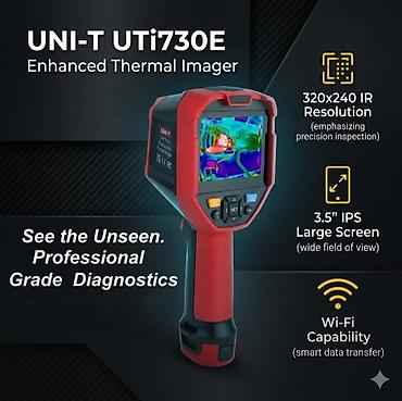 Peşəkar termal kamera Model: UNI-T UTi730E Yüksək dəqiqlikli termal