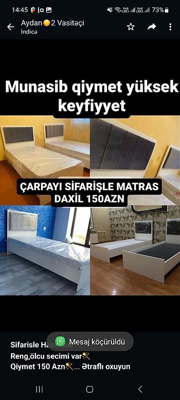Мебель: *Sifarisle Hazirlanir*🪄 *Reng,ölcu secimi var*🪄 *Qiymet 150 Azn🪄* — 1