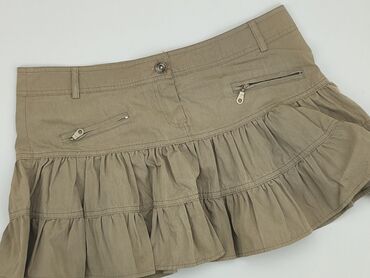 brązowa spódnice mini: Skirt, XL (EU 42), condition - Good