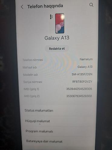 garmin gps: Samsung Galaxy A13, 128 GB, rəng - Qara, İki sim kartlı — 4
