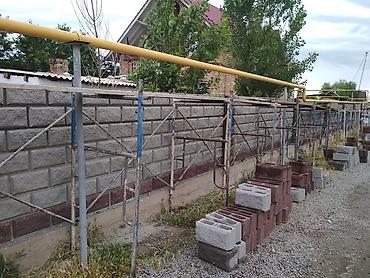 Кладка: Строим заборы пескоблокам все виды!!! — 7