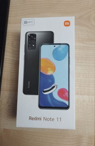 telefon divar kağızları 2022: Redmi Note 11 NFC versiyasinin qutusu satilir. qiymet sondur