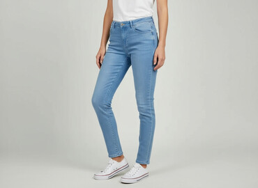 dżinsy z wysokim stanem: Jeans for women, size M