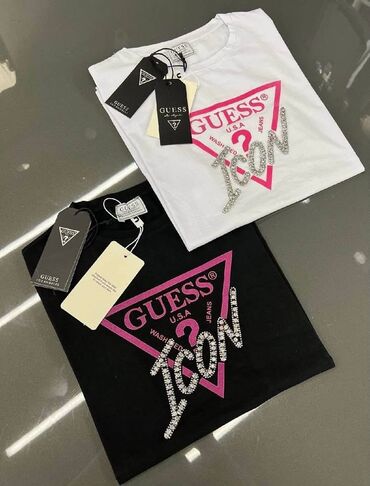 majica sa otvorenim ledjima: Guess, One size, Cotton, color - Multicolored