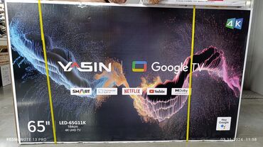 Телевизоры: Акция Телевизор yasin 65q90 165 см 65" 4k (google tv) - описание: в