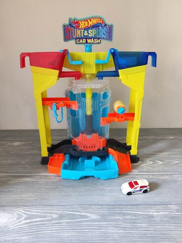 Игрушки: Игровой набор Hot Wheels мойка + машинка Оригинал В хорошем at lalafo.kg — 2 Игрушки: Игровой набор Hot Wheels мойка + машинка Оригинал В хорошем — 2