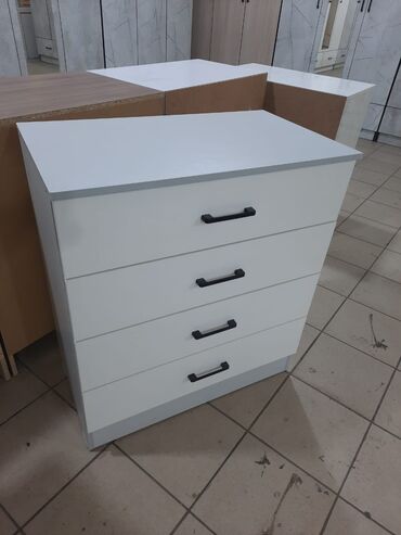 Комоды для одежды: Комод для одежды, Новый, Без зеркала, цвет - Белый, Бесплатная доставка — 15