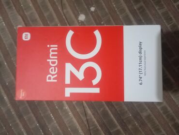 Xiaomi: Xiaomi Redmi 13C, 256 GB, rəng - Göy, 
 Zəmanət, İki sim kartlı, Sənədlərlə