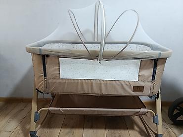 карышкыр фото: Детская прикроватная кроватка-колыбель IANGBABY (бежевый) - Формат — 3