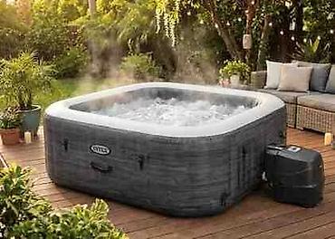 sismə hovuz: Peşəkar Intex 28450 PureSpa Jet & Bubble Deluxe (175x175x71 sm) — 1