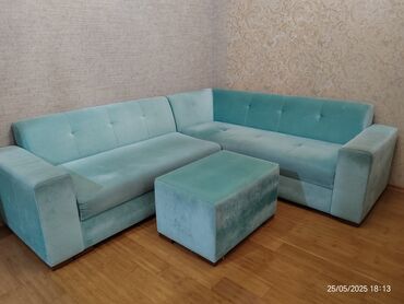 Divanlar: Künc divan, İşlənmiş, Açılmayan, Bazasız, Parça, Çatdırılma yoxdur