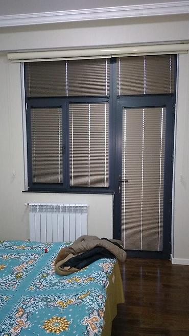 sintepon material: Plisse jalüzlər – pəncərə çərçivəsinə inteqrasiya olunan, ipli — 5