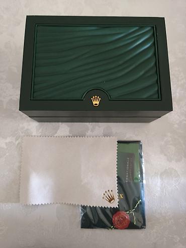 Lüks saat qutuları və aksesuar dəsti Tərkib: - Rolex yaşıl rəngli
