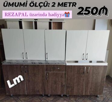 Paltaryuyan maşınlar: *Mətbəx mebellərinin sifarişlə hazırlanması✔️* Ölçü : 2 metr üst